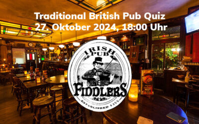 Traditional British Pub Quiz am 27. Oktober 2024