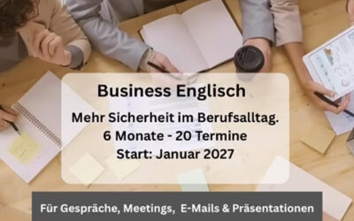 Neuer Kurs: Business English – mehr Sicherheit im Berufsalltag